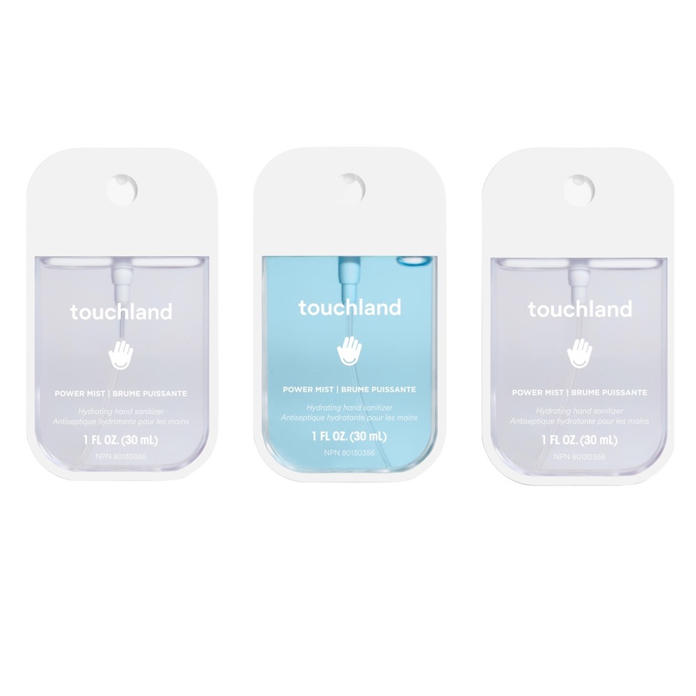 Touchland 
Power Mist Hydrating Hand Sanitizer: Set of 3